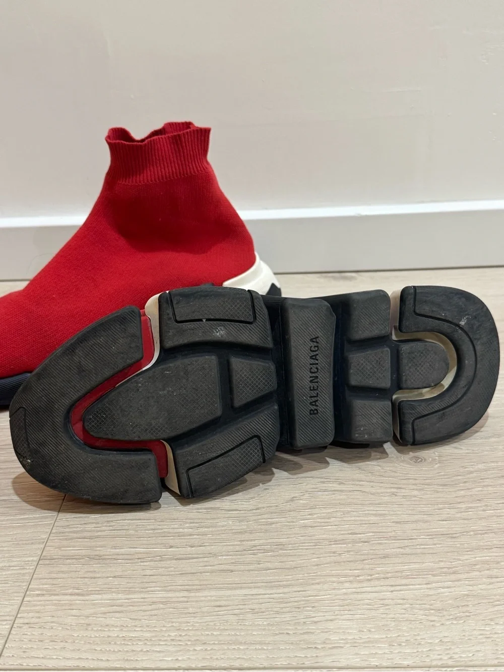 Balenciaga speed red